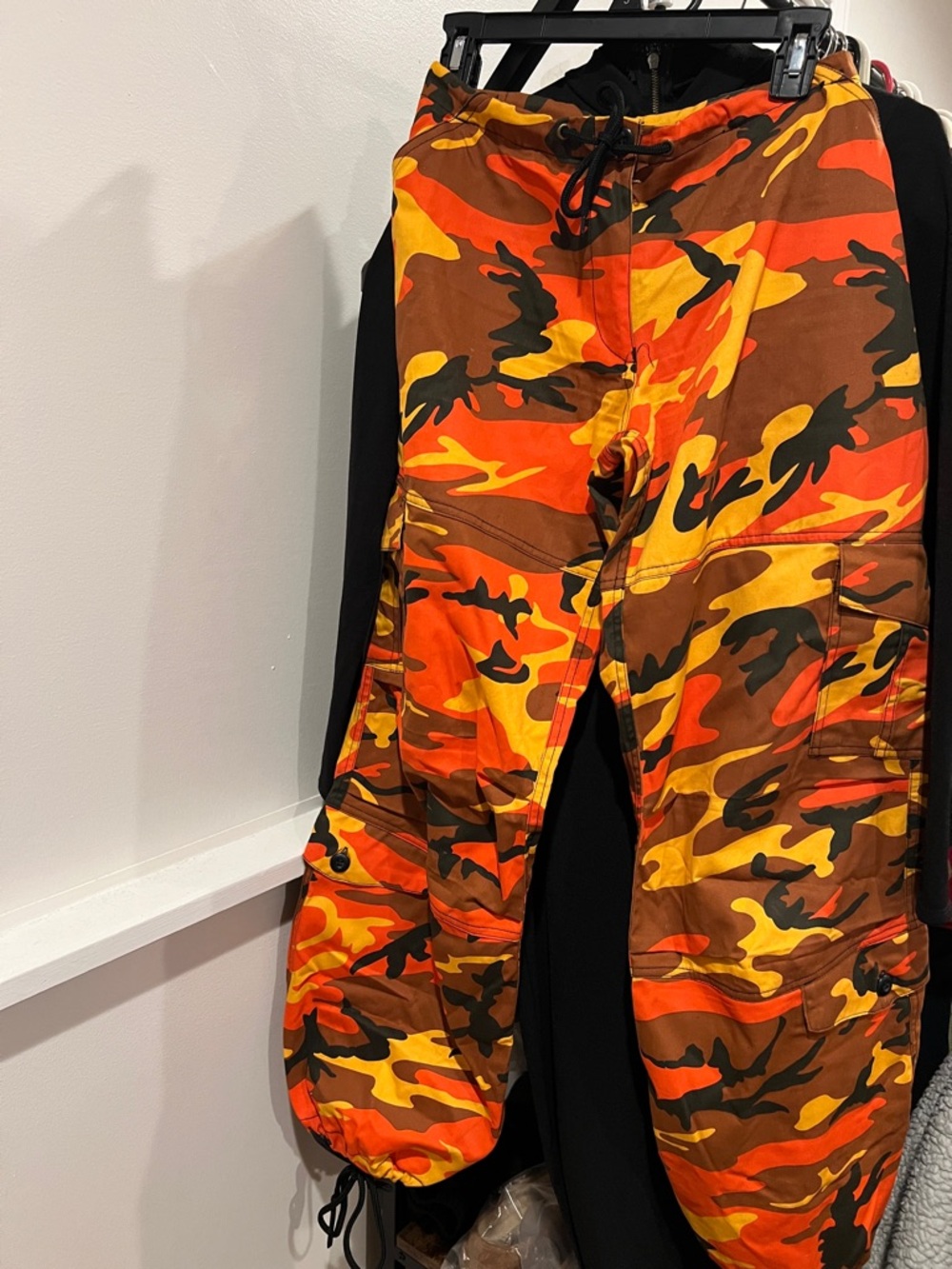 Rothco Orange and Black Camo Cargo Pants